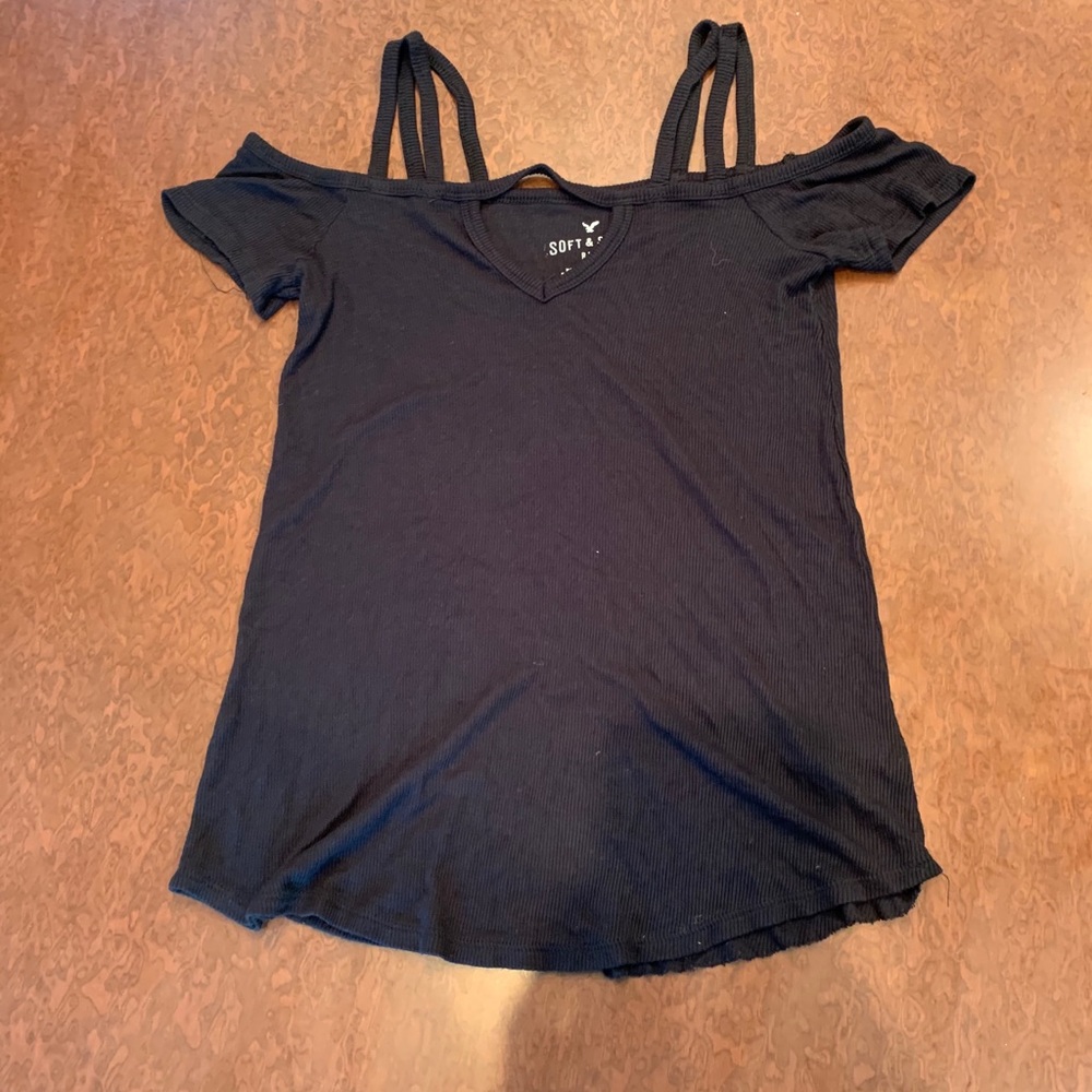 black american eagle shirt